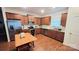 Modern kitchen with stainless steel appliances and wood cabinets at 343 Ox Bow Cir, Mount Holly, NC 28120