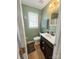 Clean bathroom with updated vanity and shower at 330 Crocker Rd, Kings Mountain, NC 28086