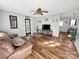 Spacious living room featuring hardwood floors and an open floor plan at 330 Crocker Rd, Kings Mountain, NC 28086