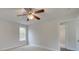 Bedroom with ceiling fan and access to hallway at 1205 Danielle Downs Ct, Concord, NC 28025