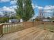 Wooden deck overlooks a residential neighborhood at 1205 Danielle Downs Ct, Concord, NC 28025