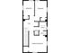 Second floor plan with primary bedroom and two additional bedrooms at 103 Pleasant Hill St, Lancaster, SC 29720