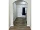 Bright entryway with arched doorway and hardwood floors at 229 Lake George Dr, Shelby, NC 28152