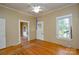 Hardwood floors and access to other rooms from this bedroom at 2012 Raney Faith St, Salisbury, NC 28146