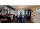 Bright dining room features a wooden table and a large window at 309 Bost Nursery Rd, Maiden, NC 28650