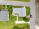 Aerial view showing house and lot details at 314 S Government St, Lincolnton, NC 28092