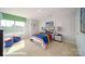 Bright bedroom with a space-themed decor at 131 Woodhall Way, Troutman, NC 28166