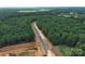 Aerial view of a road in the woods at 1029 Baylor Grv, Monroe, NC 28110