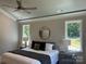 Spacious primary bedroom with large windows and neutral decor at 1 Beth Haven Church Rd, Denver, NC 28037