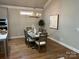 Bright dining room with wood table and chandelier at 1 Beth Haven Church Rd, Denver, NC 28037