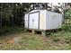 Metal storage shed in the backyard at 1131 Meandering Ln, Lincolnton, NC 28092