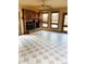 Living room with brick fireplace and tile flooring at 1610 Sierra Rd, York, SC 29745