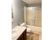 Clean bathroom with shower/tub combo and vanity at 1610 Sierra Rd, York, SC 29745