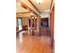 Spacious living room with hardwood floors and a brick fireplace at 1610 Sierra Rd, York, SC 29745