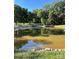 Serene pond with lush green trees in the background at 1610 Sierra Rd, York, SC 29745