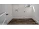 Laundry room with vinyl flooring and washer/dryer hookups at 1 Regency Rd, Mooresville, NC 28117