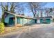 Teal ranch home with a spacious driveway at 702 Forest Hill Dr, Shelby, NC 28150