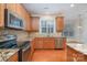 Kitchen with granite countertops and stainless steel appliances at 2060 E Foxwood Ct, Lancaster, SC 29720