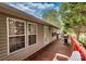 View from the deck showcasing the home's exterior and backyard at 2707 24Th Street Ne Ct, Hickory, NC 28601