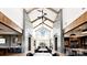 Elegant community lobby with high ceilings and modern light fixtures at 1031 Seven Sisters Ave, Monroe, NC 28110
