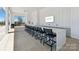 Outdoor kitchen area with bar seating and grilling area at 1031 Seven Sisters Ave, Monroe, NC 28110