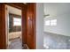 Hallway view of bathroom and bedroom at 268 Simrill St, Rock Hill, SC 29730