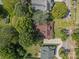 Aerial view of house and surrounding area at 405 7Th St, Spencer, NC 28159