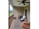 Spacious deck with comfortable seating and wooded views at 3486 Mason Spring Dr, Lincolnton, NC 28092