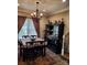 Elegant dining room with a formal table and decorative chandelier at 3486 Mason Spring Dr, Lincolnton, NC 28092