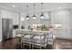 Modern kitchen with large island and stainless steel appliances at 2008 Stratford Ave, Charlotte, NC 28205