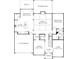 First floor plan featuring open concept kitchen, Gathering room and covered patio at 207 Coronado Ave # 56, Matthews, NC 28104