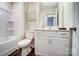 Clean bathroom with tub, toilet, and vanity at 2325 Hedgecliff Rd # 13, Kannapolis, NC 28025