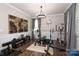 Home gym with various exercise equipment at 14217 Ridgewater Way, Charlotte, NC 28278