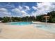 Refreshing community pool with a fun splash pad for  at 14217 Ridgewater Way, Charlotte, NC 28278