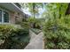 Shared courtyard with well-maintained landscaping and walkways at 3504 Colony Rd # J, Charlotte, NC 28211