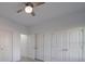 Bedroom with double doors and access to hallway at 560 Geneva Cir, Gastonia, NC 28056