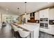 Modern kitchen with stainless steel appliances and a large island at 109 Goodson Pl, Davidson, NC 28036