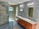 Spa-like bathroom with a large walk-in shower and double vanity at 1243 10Th Street Nw Pl, Hickory, NC 28601