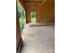 Unfinished garage interior of a house under construction, with concrete flooring at 4293 Brandy Creek Ct # 91, Clover, SC 29710