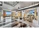 Elegant lobby with comfortable seating and a fireplace at 215 N Pine St # 3705, Charlotte, NC 28202
