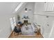 Living room with vaulted ceiling, fireplace and hardwood floors at 5938 Scots Bluff Dr, Charlotte, NC 28227