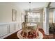 Charming dining room with a round table and four chairs at 8928 Carneros Creek Rd, Charlotte, NC 28214
