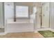 Bathroom with a garden tub and a separate shower at 8928 Carneros Creek Rd, Charlotte, NC 28214