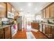 Modern kitchen with stainless steel appliances and granite countertops at 8928 Carneros Creek Rd, Charlotte, NC 28214