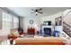 Comfortable living room featuring a fireplace and hardwood floors at 775 Kathy Dianne Dr, Fort Mill, SC 29707