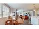 Bright dining area with wooden table and chairs, adjacent to kitchen at 775 Kathy Dianne Dr, Fort Mill, SC 29707
