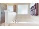 Relaxing bathroom featuring garden tub and shower at 775 Kathy Dianne Dr, Fort Mill, SC 29707