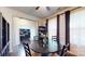 Dining room with a round table and chairs, open to the kitchen at 775 Kathy Dianne Dr, Fort Mill, SC 29707