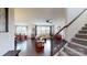 View of staircase leading upstairs, hardwood floors throughout at 775 Kathy Dianne Dr, Fort Mill, SC 29707