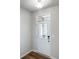 Modern front door with glass panels and keyless entry at 2235 Hedgecliff Rd # 4, Kannapolis, NC 28025